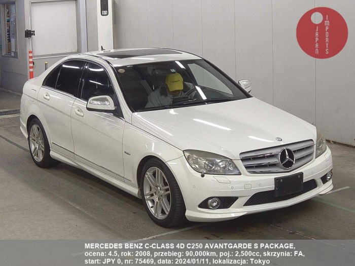 MERCEDES_BENZ_C-CLASS_4D_C250_AVANTGARDE_S_PACKAGE_75469