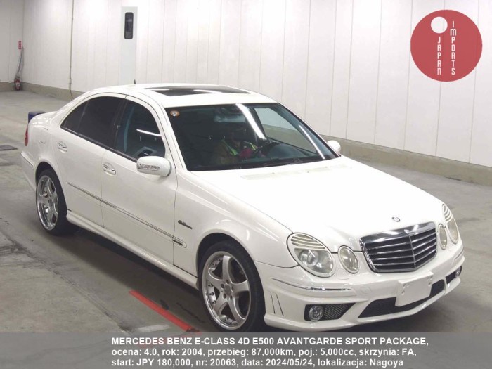 MERCEDES_BENZ_E-CLASS_4D_E500_AVANTGARDE_SPORT_PACKAGE_20063