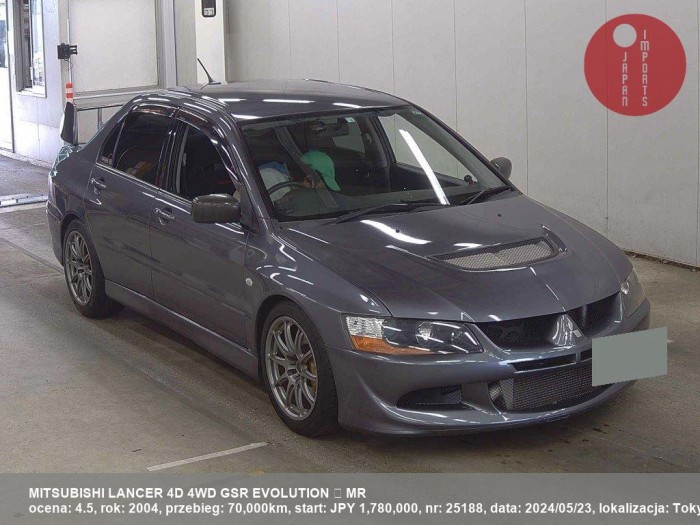 MITSUBISHI_LANCER_4D_4WD_GSR_EVOLUTION_Ôůž_MR_25188