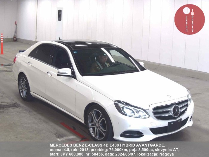 MERCEDES_BENZ_E-CLASS_4D_E400_HYBRID_AVANTGARDE_58456