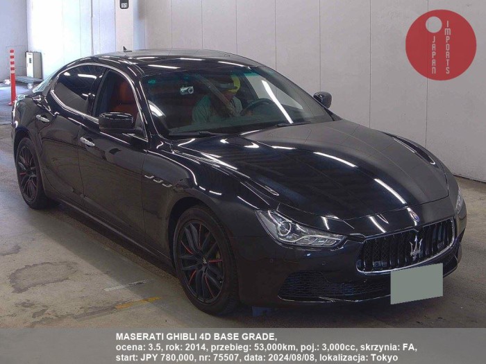 MASERATI_GHIBLI_4D_BASE_GRADE_75507