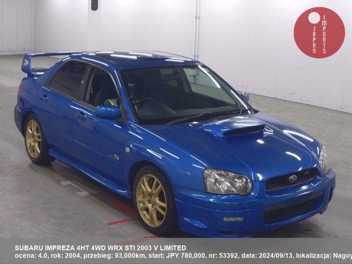 SUBARU_IMPREZA_4HT_4WD_WRX_STI_2003_V_LIMITED_53392